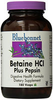 Bluebonnet - Betaine HCI Plus Pepsin - 180 VegCap, Gluten-Free