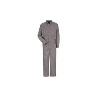 Bulwark 56 Men's Grey Long Sleeve Coveralls CLD4GY LN 56-1