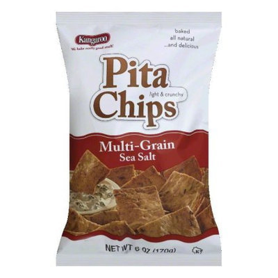 Kangaroo Chip Pita Mlti Green Sea Salt 6 Oz Pack Of 12