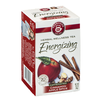 Teekanne Herbal Wellness Tea Energizing Cinnamon Apple Spice - 20 CT