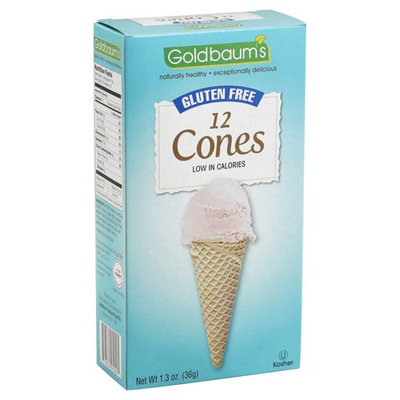 Goldbaums Cones, Gluten Free - 12 pack, 1.3 oz cones