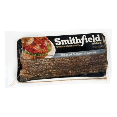 Smithfield Cracked Peppercorn Coated Bacon