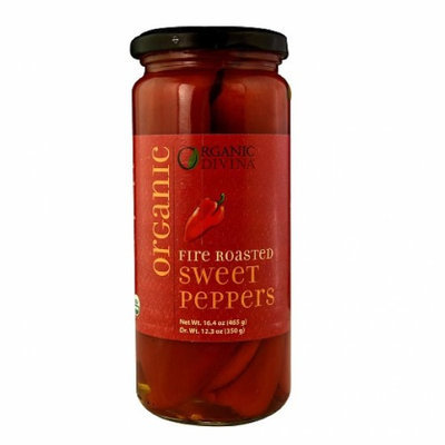 Divina Organic Fire Roasted Sweet Peppers 16.4 oz