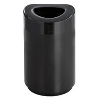 Safco Products Open Top Waste Receptacle, 30 Gallon, Black, 9920BL