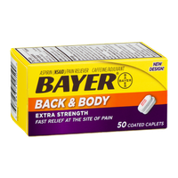 Bayer Back & Body Coated Caplets - 50 CT