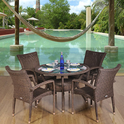 Intl. Home Miami Bari 5-Piece Dining Set