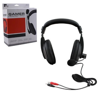 Amtronics Pro III Headset - Stereo - Black - Wired - Over-the-head - Binaural - Circumaural