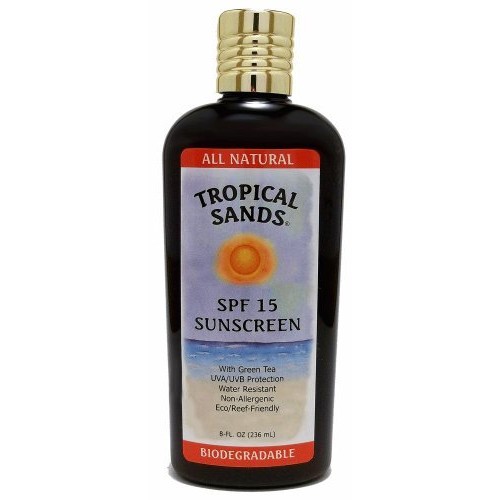 Tropical Sands All Natural SPF 15 Biodegradable Sunscreen