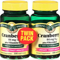 Spring Valley Plus Vitamin C Urinary Tract Health* Dietary Supplement Softgels Cranberry Fruit
