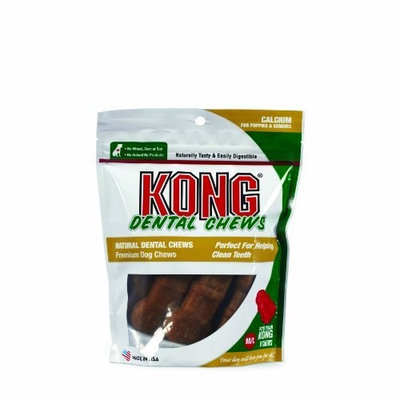 KONG Premium Treats Dental Chews Calcium, Medium/Large