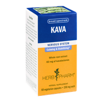 Herb Pharm KAVA Nervous System Herbal Supplement Vegetarian Capsules - 60 CT