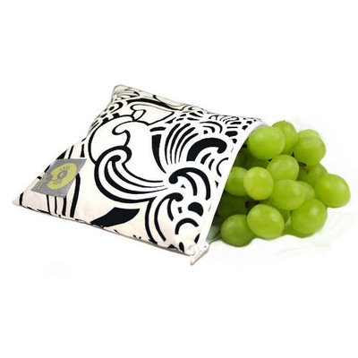 Itzy Ritzy Snack Happens Baby Reusable Snack Bag, Licorice Swirl