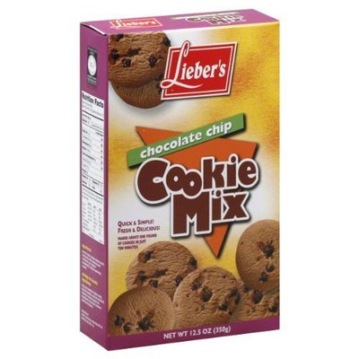 Liebers Cookie Mix Chocolate Chip, 12.5-Ounce (Pack of 4)