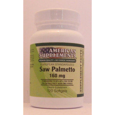 Saw Palmetto Berry Extract 160 MG No Chinese Ingredients American Supplements 1