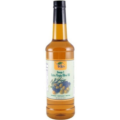 Oskri Organics Oskri Extra Virgin Olive Oil, 25.5-Ounce Bottles (Pack of 12)