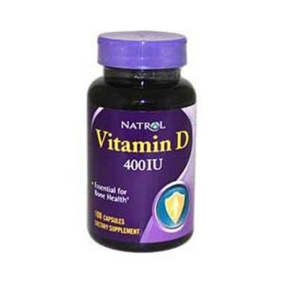 Natrol Vitamin D 400IU 100 Capsules