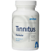 Arches Tinnitus Formulas Arches Tinnitus Formula - Now with Ginkgo Max 26/7 - Natural Tinnitus Treatment for Relief From Ringing Ears - 100 Count Bottle - 25 Day Supply