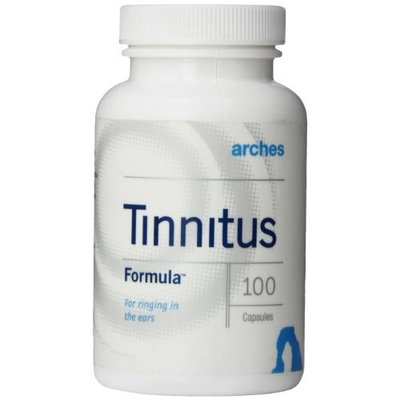 Arches Tinnitus Formulas Arches Tinnitus Formula - Now with Ginkgo Max 26/7 - Natural Tinnitus Treatment for Relief From Ringing Ears - 100 Count Bottle - 25 Day Supply