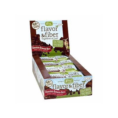 Gnu Foods Chocolate Brownie Flavor & Fiber Bars
