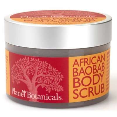 Planet Botanicals Baobab Foaming Body Scrub, 8 Fluid Ounce