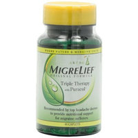 Migrelief Original Formula, Triple Therapy with Puracol, 60-Caplets (Pack of 2)