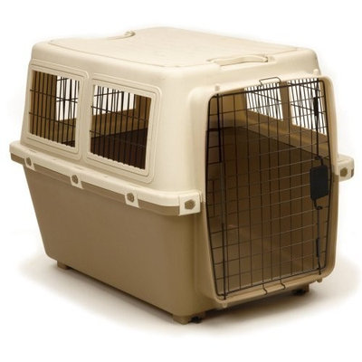 Unknown Precision Pet Cargo Kennel - Tan/Caramel