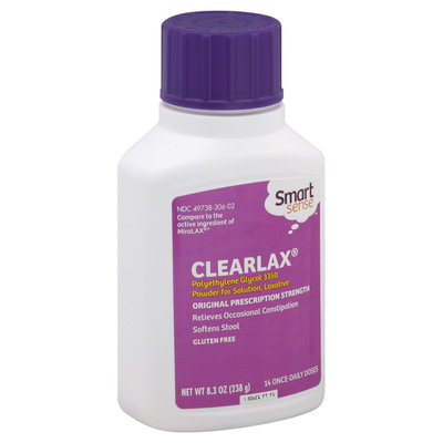Smart Sense SMART SENSE CLEARLAX8.3OZ POWDER 14 DS - KMART CORPORATION