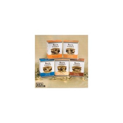 Sees Candies See's Candies 4 oz. Cafe Latte Little Pops