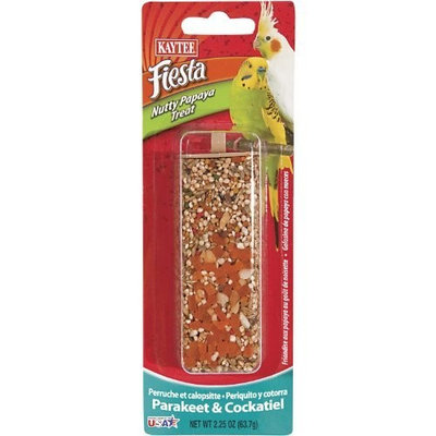 Kaytee Fiesta Nutty Papaya Treat Stick for Small Bird, 2.25-Ounce