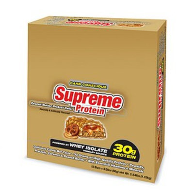 Supreme Protein Carb Conscious Quadruple Layer Protein Bars 12 Pack