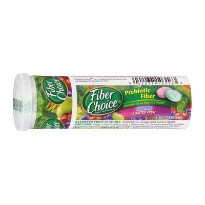 Fiber Choice Sugar Free Assorted Fruit Prebiotic Fiber Chewable Tablets