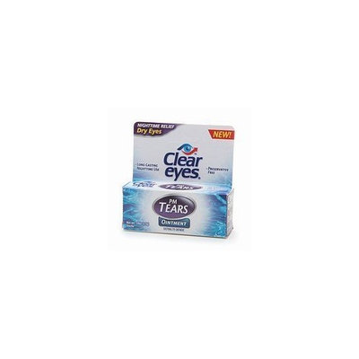 Clear Eyes Tears PM Nighttime Relief Eye Ointment-0.12 oz