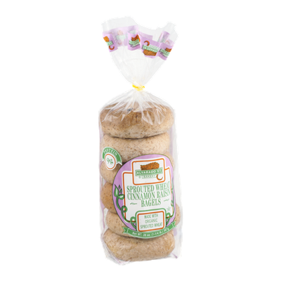 Alvarado St. Bakery Sprouted Wheat Bagels Cinnamon Raisin - 6 CT