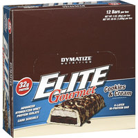 Dymatize Nutrition Elite Gourmet Cookies & Cream Hi-Protein Bars