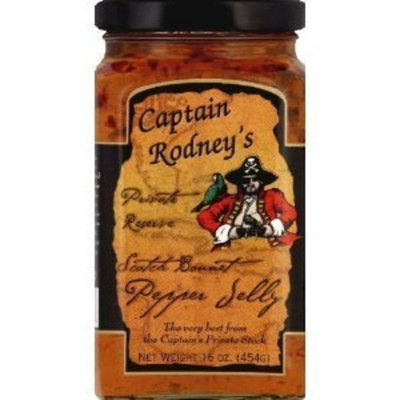 Captain Rodney's Mild Pepper Jelly 16.0 OZ(Pack of 6)