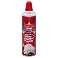 Brownâ s Dairy Original Dairy Whipped Topping, 13 oz