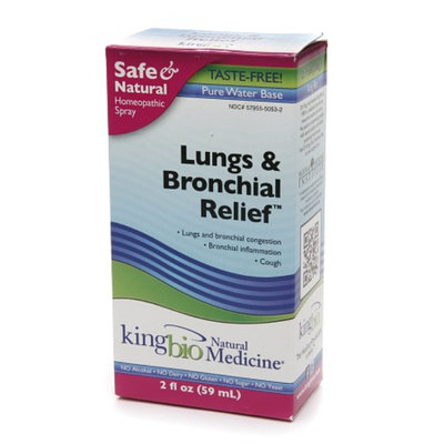 Natural Medicine by King Bio Lungs & Bronchial Relief