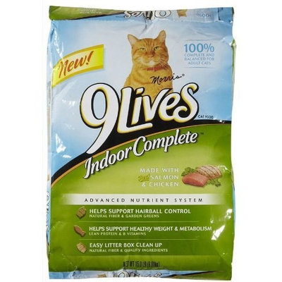 9Lives Indoor Complete - Salmon & Chicken - 15 lb