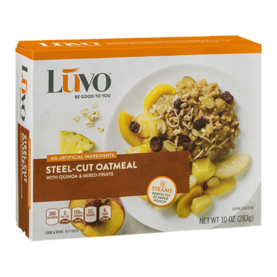Luvo Steel-Cut Oatmeal with Quinoa & Mixed Fruits