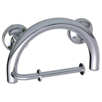 Grabcessories 2-In-1 Toilet Paper Holder and Grab Bar