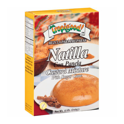 Tropigood! Natilla Custard Mixture with Sugar Cane