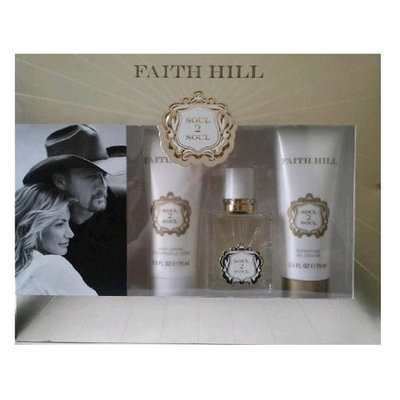 Faith Hill Soul 2 Soul by Faith Hill, 3 Piece Gift Set for Women