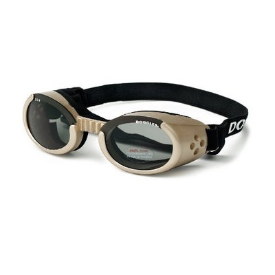 Doggles Dog Goggles ILS Ice Frame /Blue Lens - Medium