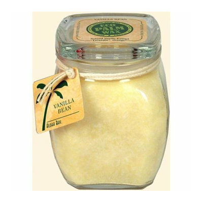 Aloha Bay Square Top Eco Palm Wax Jar Candle Vanilla 13.5 oz