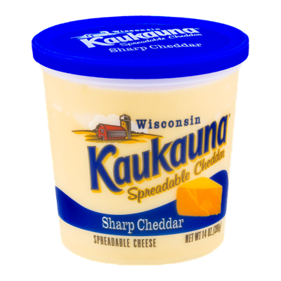 Kaukauna Spreadable Cheese Sharp Cheddar