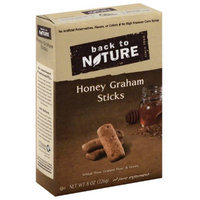 Back to Nature Honey Graham Sticks, 8 oz, (Pack of 6)