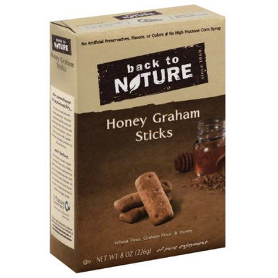 Back to Nature Honey Graham Sticks, 8 oz, (Pack of 6)