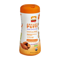 HappyBaby Organic Gluten Free Finger Food for Babies Sweet Potato Puffs