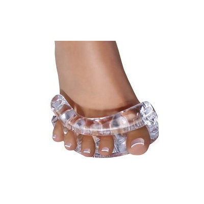 Original YogaToes - Medium Clear: Toe Stretcher & Separator. Fight Bunions, Hammer Toes, Foot Pain & More!