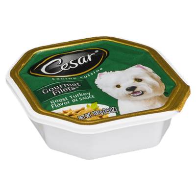 Cesar Gourmet Filets Roast Turkey Canine Cuisine